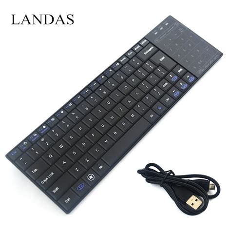 Universal Bluetooth Wireless Touchpad Keyboard Compact 2.4GHz Keyboard With Touchpad For Android ...