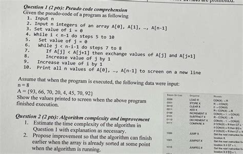 Image result for Psudocode Question Examples
