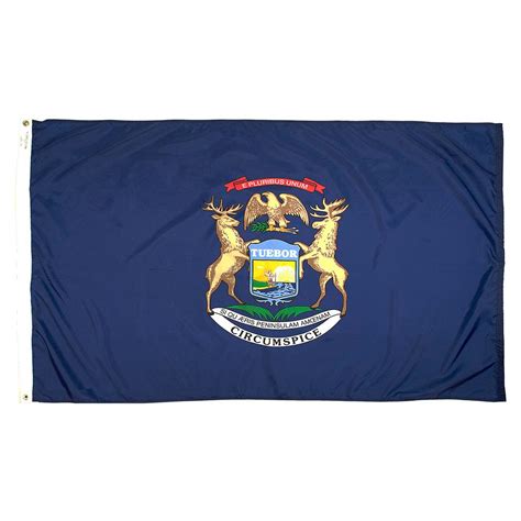 Michigan State Flag | Made in USA | Nylon Material