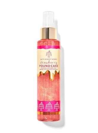 Bath and Body Works Strawberry Pound Cake Diamond Shimmer Mist |145 ml ...
