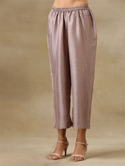 Grey Textured Silk Neck Pleat Co-Ord Set – trueBrowns