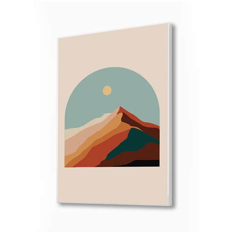 Mountain Landscape Canvas Wall Art Print Wall Painting – Nestroots