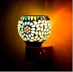Kapoor Dani with Night Lamp,Electric Aroma Oil Diffuser,Camphor ...