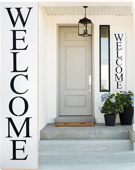 OSHWOW Outdoor Welcome Sign for Porch – Porch Signs | Ubuy India