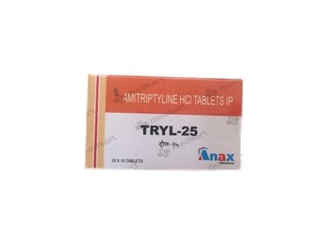 TRYPTOMER 25MG TABLET 30'S, Price, Composition & Generic Alternatives ...