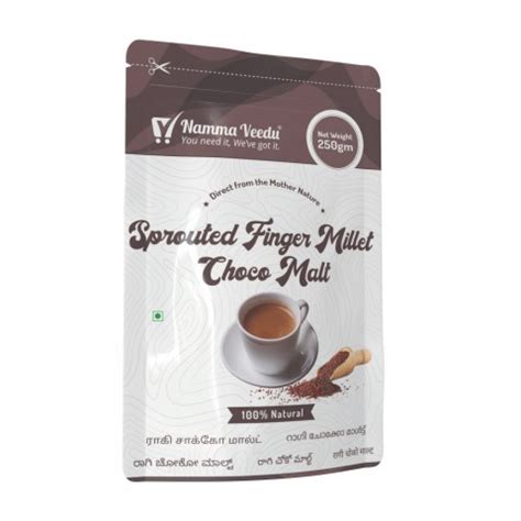 Sprouted Finger Millet Choco Malt | Garuda Prakashan | Namma Veedu