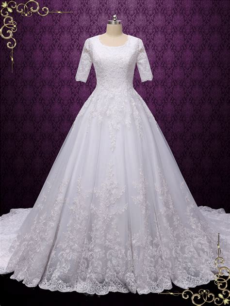 Wedding Ball Gown With Sleeves