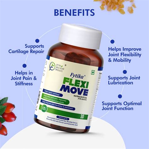 Fytika Flexi Move - Joint Support Supplement, Glucosamine, Rosehip, Bo ...