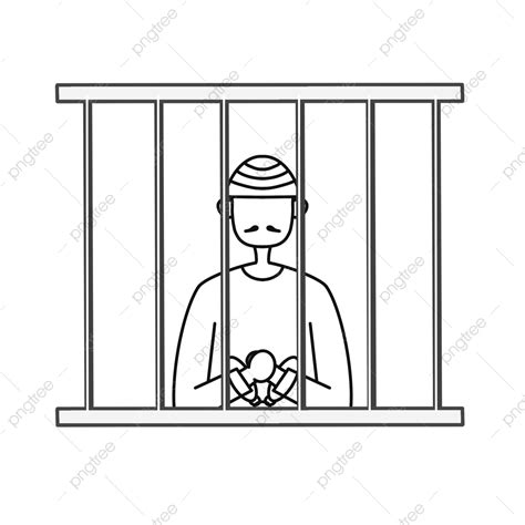 Lineart тюрьма картинки PNG , Черновой проект, в тюрьме, клипарт PNG ...