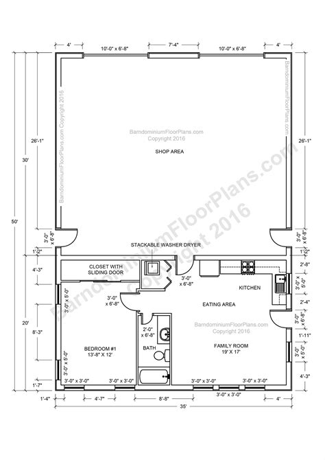 PORTABLE 40x40-barndominium-floor-plans