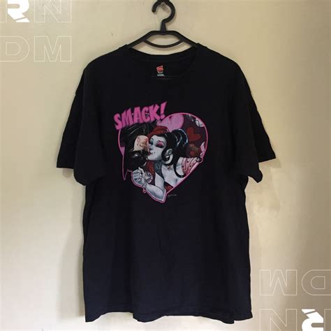 DC Hanes Batman x Harley Quinn, Men's Fashion, Tops & Sets, Tshirts ...