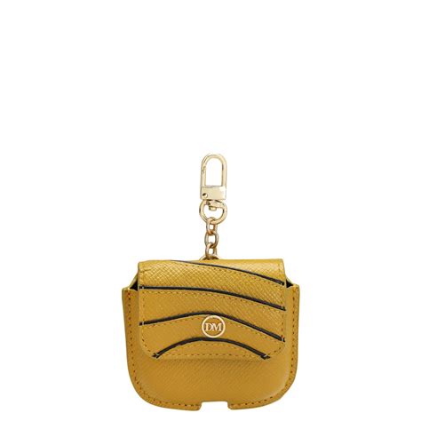 Franzy Leather Earpod Case - Mustard – Da Milano