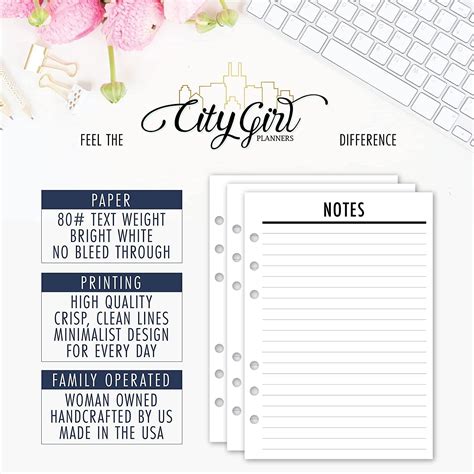 Buy Pocket Size Body Measurements Planner Insert Refill, 3.2 x 4.7 ...