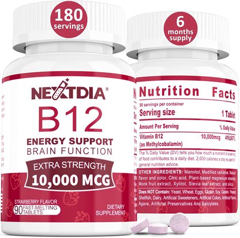 Vitamin B12 Sublingual Chewable Nedir at Michael Schiller blog