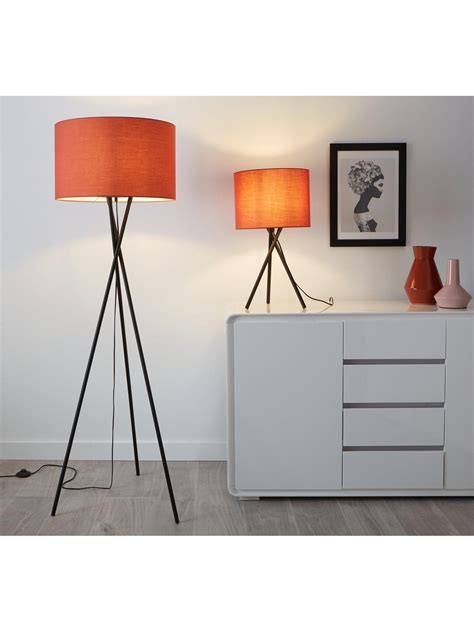 Sherlock Floor Lamp - Burnt Orange | Floor lamp, Orange table lamps, Lamp