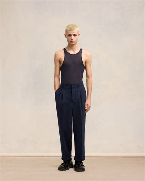Designer Trousers for Men | AMI PARIS