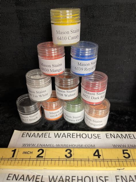 NEW ~ Mason Stains Sample MIXING SET Ten Color Samples - Etsy