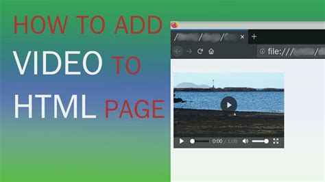 Image result for How To Insert Video In Html Code