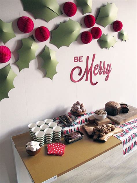 diy christmas decorations office