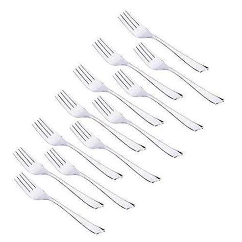 Classic by Embassy Dessert Fork, Set of 12, Stainless Steel, 18 cm ...