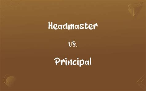 school principal vs headmaster | Android IOS V- 5.56