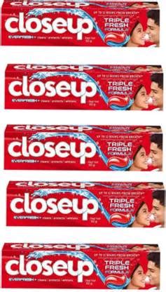 Closeup TRIPLE FRESH TOOTH PASTE 90 g * 5 Toothpaste - Buy Baby Care ...