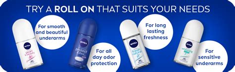 Buy NIVEA Women Dive Deodorant Roll On, Whitening Smooth Skin, For 48H ...