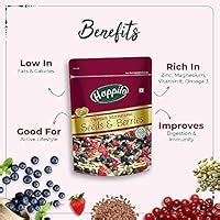 Happilo Premium International Seeds & Berries Mix 200g Pack | Contains ...