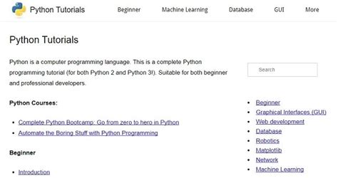 Image result for Python Tutorials Online Free