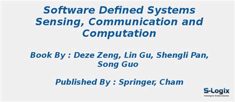 Top Research Books in Software Defined Systems | S-Logix