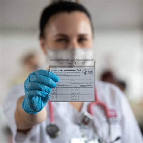 Buy 5Pack CDC Covid Vaccination Card Protector 4 X 3 in Immunization ...