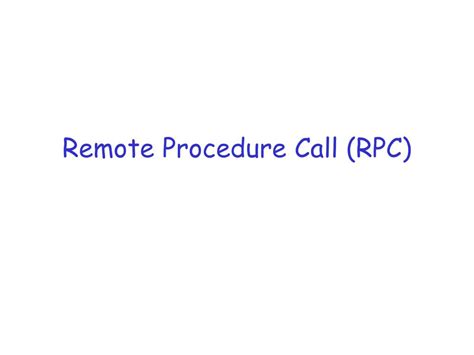 Image result for Remote Procedure Call RPC