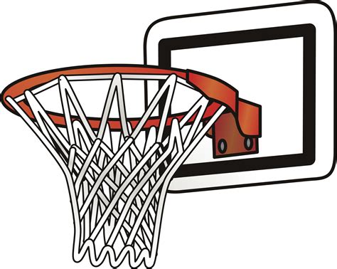 Basketball Hoop - バスケット ゴール イラスト フリー Clipart - Full Size Clipart ...