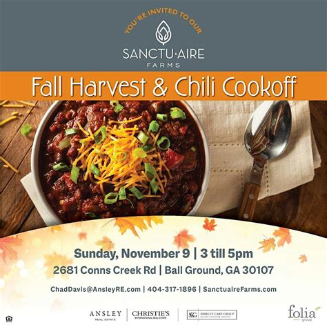 Fall Harvest and Chili Cook off, Conns Creek Rd, Ball Ground, GA 30107 ...