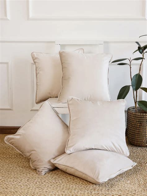 Buy Solid Print Cushion Cover Online @ Best Price