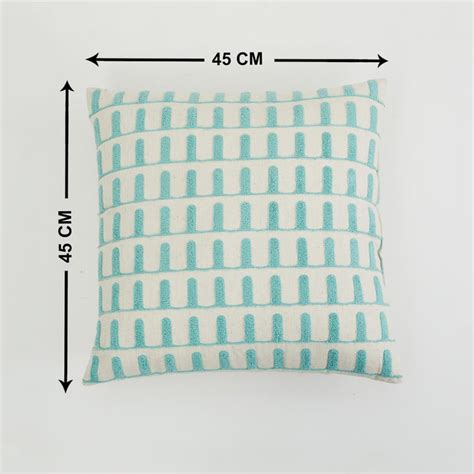 Buy Fiesta Wave Textured Filled Cushion - 45 x 45 cm from Home Centre ...