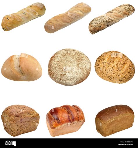 different types of bread Stock Photo - Alamy