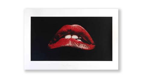 Rocky Horror Lips Signed Limited Edition Print | St Pauls Gallery