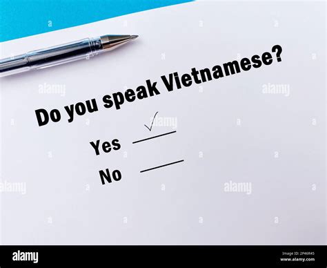 Vietnamese language skills hi-res stock photography and images - Alamy