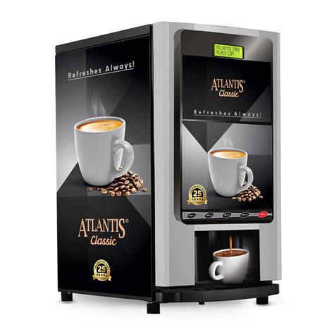 Atlantis Neo Coin Operated 4-Lane Hot Beverage Vending Machine ...