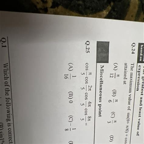 Cos 2 pi /5 cos 2pi /5 - Brainly.in