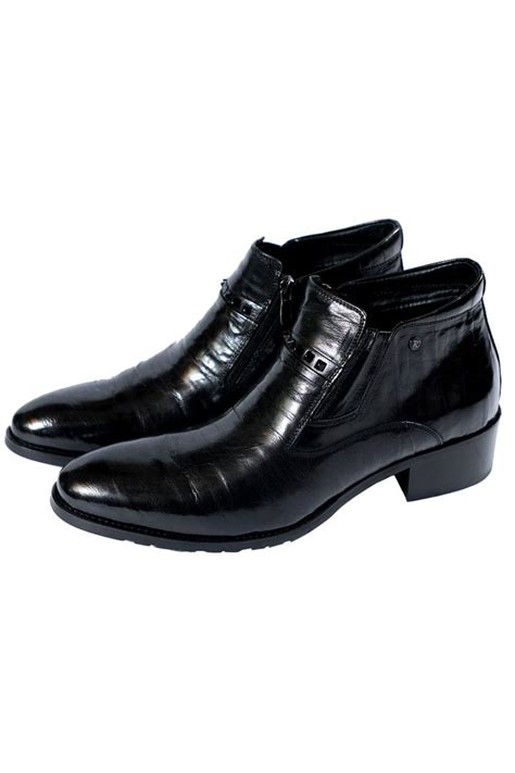 Highbrow Black Bison Letaher Boots for Men - Bharat Reshma