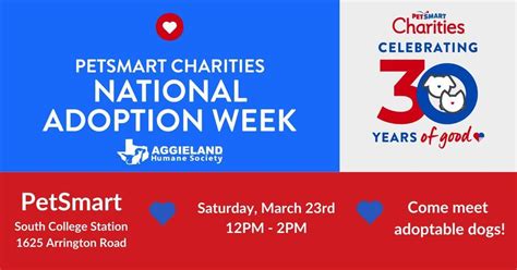 PetSmart National Adoption Week, 1265 Arrington Rd, College Station, TX ...
