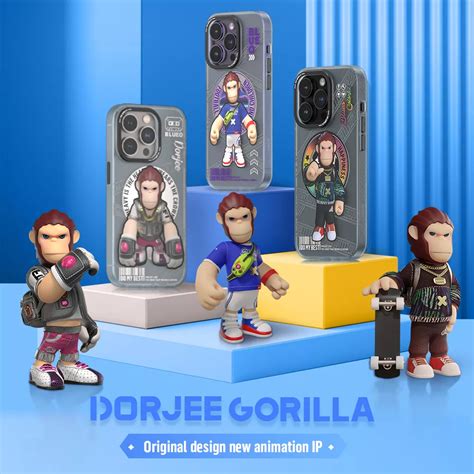 Blueo Dorjee Gorilla Magnetic Case for iPhone 14 Pro Happy Gorilla ...
