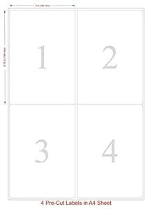 AVM A4 Labels (240 Count) - Printable Shipping Labels : Amazon.in ...