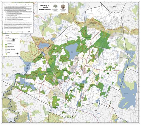 Trails in Lincoln, Massachusetts