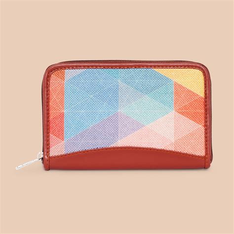 Multicolor Mandala Print Chain Wallet