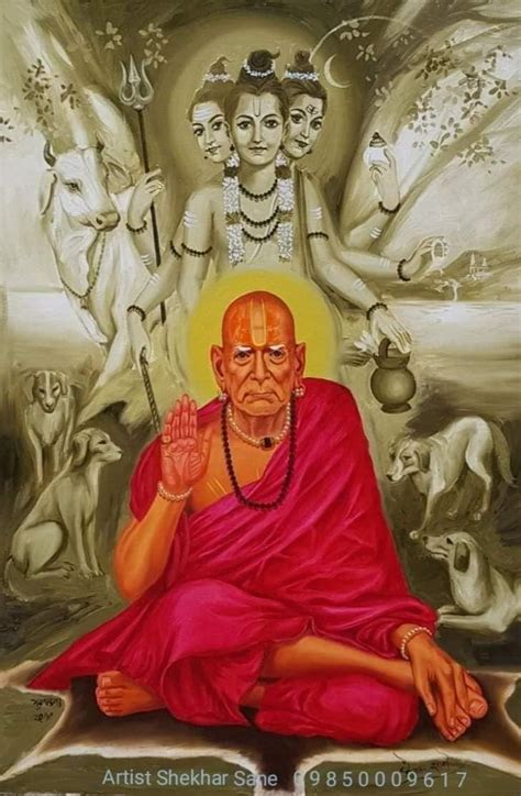 Samriddhi Guru Samarth Baba -Vinyl gloss Office Home Drawing Room ...