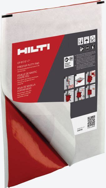 Firestop putties - Hilti India