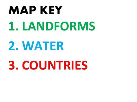 Landform Map Key 的图像结果